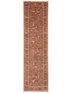 Tappeto Rubin Pakistan 80x296 Terra Cotta Beige