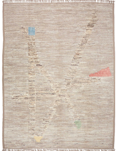 Tappeto Gabbeh Marrakech Pakistan 273x355 Beige