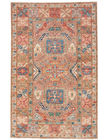 Tappeto Kazak Fine Pakistan 122x190 Terracotta