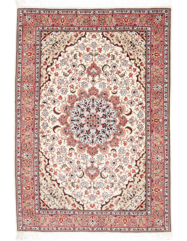 Rug Tabriz 50 Raj Persia 102x150 Cream Salmon P
