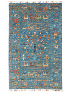 Tappeto Rubin Pakistan 81x130 Blu Turchese Terr