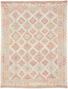 Tappeto Kilim Afghanistan 153x192 Crema Di Pesc