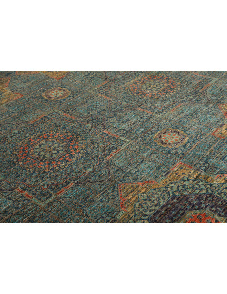 Rug Mamlouk Pakistan 203x299 Teal Ochre