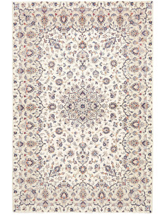Rug Kashan Persia 197x300 Cream Navy Blue