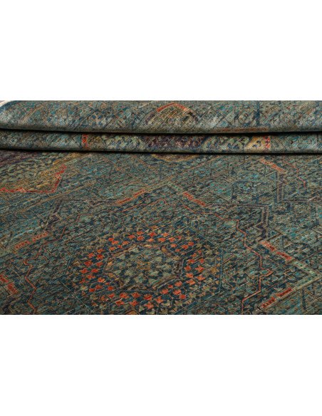 Rug Mamlouk Pakistan 203x299 Teal Ochre
