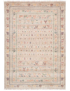 Rug Rubin Pakistan 202x288 Muted Beige Multi-co