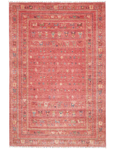Rug Rubin Pakistan 197x301 Terracotta Red
