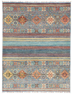 Rug Rubin Pakistan 152x203 Blue Terracotta