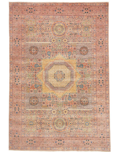 Rug Mamlouk Pakistan 205x298 Antique Rose Terra