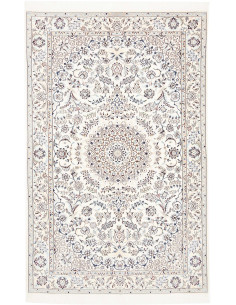 Nain 6la 127x198 Cm Nain 6la, Persia, Lana Cardata A Mano E