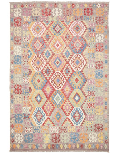 Kilim 203x300 Cm Kilim, Afghanistan, Hand-carded Wool (warp: