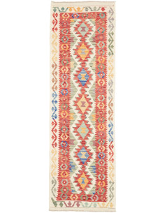 Kilim 73x241 Cm Kilim Afghanistan Hand Carded Wool (cotton