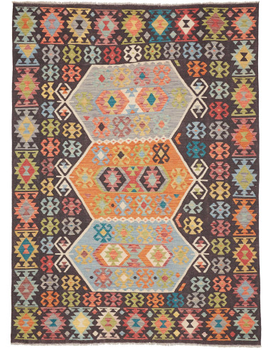 Kilim 171x234 Cm Kilim, Afghanistan, Hand-carded Wool