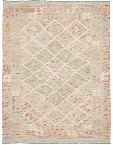 Kilim 157x207 Cm Kilim Afghanistan Hand-carded Wool Cotton