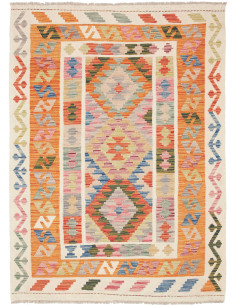 Kilim 120x165 Cm Kilim Afghanistan Lana Cardata A Mano,
