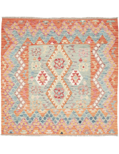 Kilim 155x150 Cm Kilim Afghanistan, Lana Cardata A Mano,