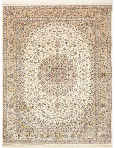 Rug Ghom Silk Persia 194x250 Cream Beige