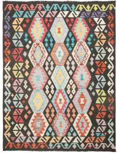 Kilim 157x204 Cm Kilim Afghanistan Lana Cardata A Mano