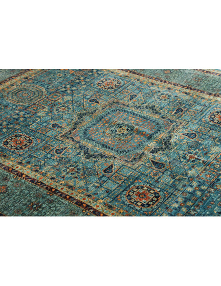 Mamlouk 149x205 Cm Mamlouk, Pakistan, Lana Cardata A Mano