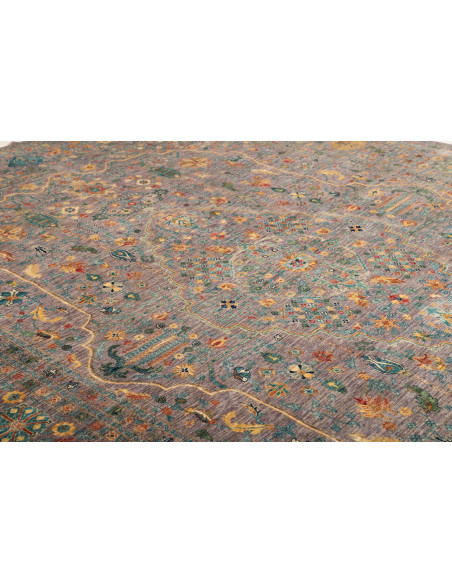 Tappeto Shahi Fine Pakistan 266x364 Grigio-blua