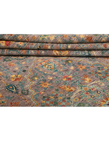 Tappeto Shahi Fine Pakistan 266x364 Grigio-blua