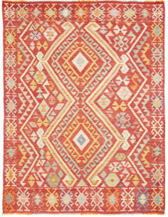 Kilim 151x197 Cm Kilim Afghanistan, Lana Cardata A Mano
