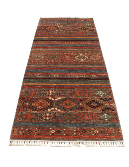 Rug Samarkand Pakistan brown grey 83x239