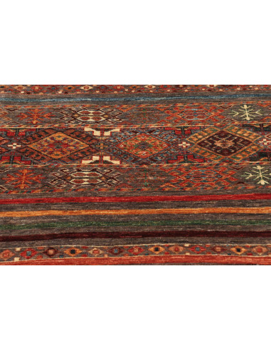 Rug Samarkand Pakistan brown grey 83x239