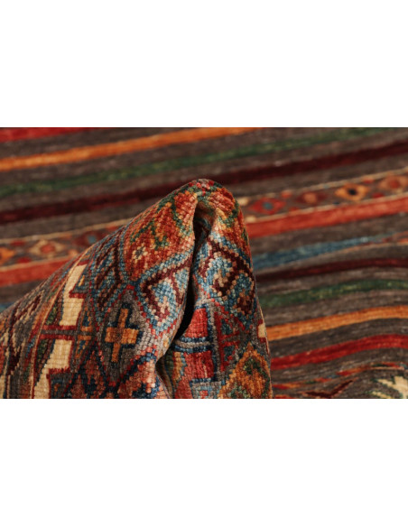 Rug Samarkand Pakistan brown grey 83x239