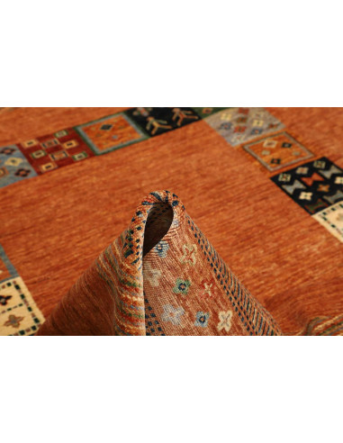 Siva 209x250 Cm Siva Pakistan Hand-carded Wool warp Cotton