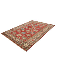 Tappeto Kazak Fine Pakistan marrone grigio 188x264 2