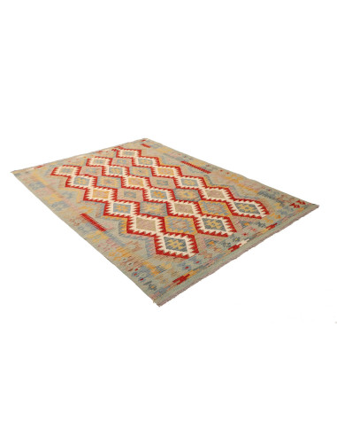 Kilim 150x201 Cm Kilim, Afghanistan, Lana Cardata A Mano