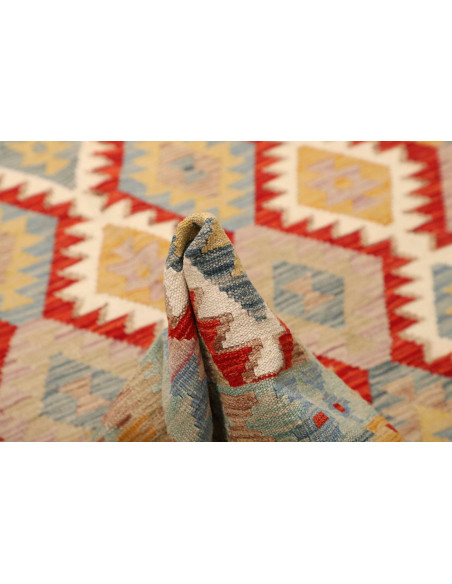 Kilim 150x201 Cm Kilim, Afghanistan, Lana Cardata A Mano