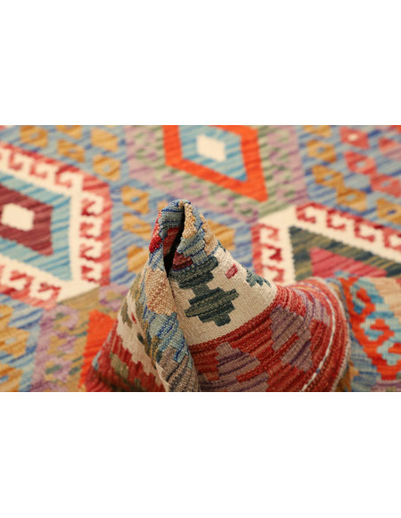 Kilim 156x192 Cm Kilim - Afghanistan - Hand-carded Wool