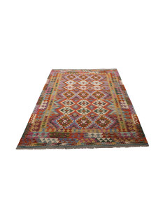 Kilim 157x207 Cm Kilim Afghanistan Lana Cardata A Mano 2