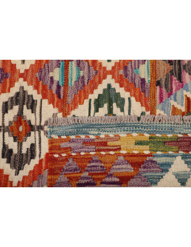 Kilim 157x207 Cm Kilim Afghanistan Lana Cardata A Mano