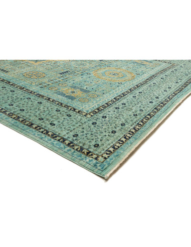 Rug Mamlouk Pakistan 207x294 Turquoise Gold