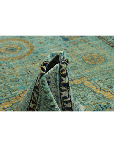 Rug Mamlouk Pakistan 207x294 Turquoise Gold