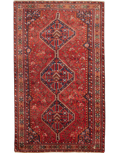 Rug Shiraz Fine Persia maroon grey 155x259