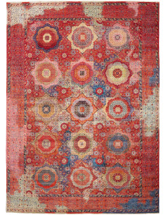 Rug Mamlouk Pakistan 302x420 Terracotta Red Blu