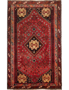 Rug Shiraz Fine Persia maroon brown 160x260