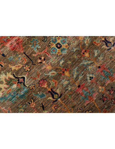 Rug Shahi Fine Pakistan 80x294 Olive Green Brow