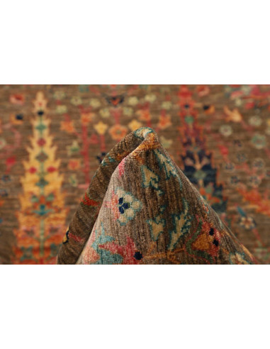 Rug Shahi Fine Pakistan 80x294 Olive Green Brow