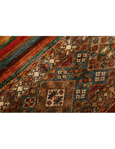 Tappeto Samarkand Pakistan 90x249 Rosso Terraco