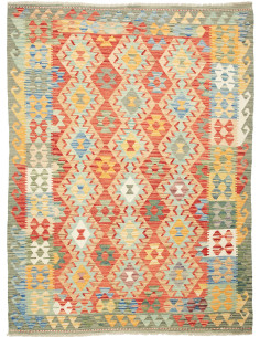 Kilim 149x201 Cm Kilim, Afghanistan, Lana Cardata A Mano