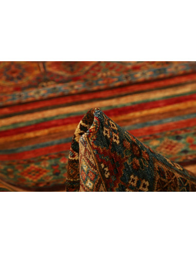 Rug Samarkand Pakistan 90x249 Terracotta Red De