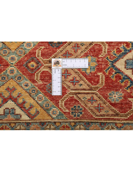 Tappeto Samarkand Pakistan 90x249 Rosso Terraco