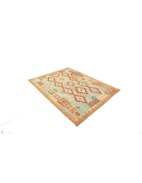 Kilim 147x195 Cm Kilim Afghanistan, Hand-carded Wool warp: