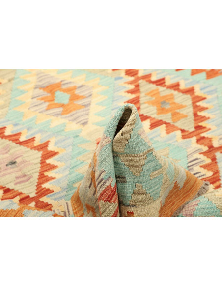 Kilim 147x195 Cm Kilim Afghanistan, Hand-carded Wool warp: