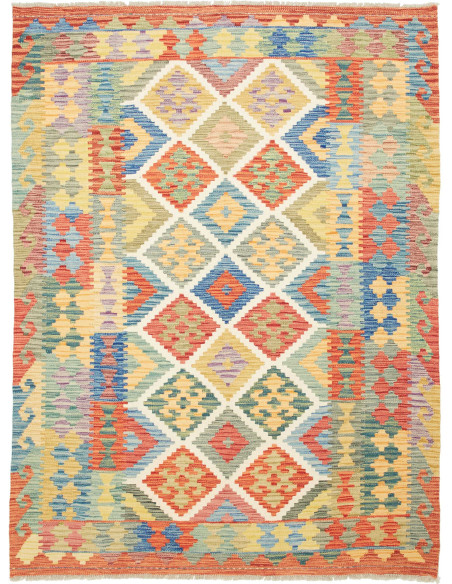 Kilim 151x200 Cm Kilim, Afghanistan, Hand-carded Wool,
